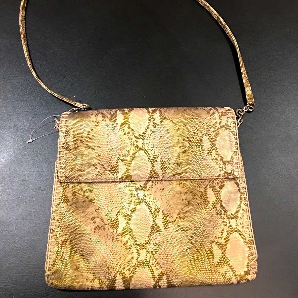 Chico’s shoulder bag synthetic snakeskin / used